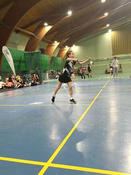 Asja Hadžiefendić (BK Karizma) na tekmi DP v Mengšu